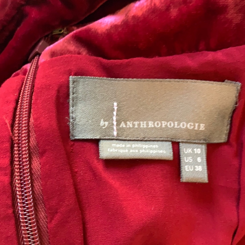 Anthropologie Monti Velvet Mini Skirt NWT Sz 8 - Picture 4 of 7